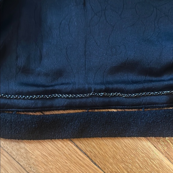 Chanel Black Collarless Jacket and Skirt Set - Picture 8 of 16